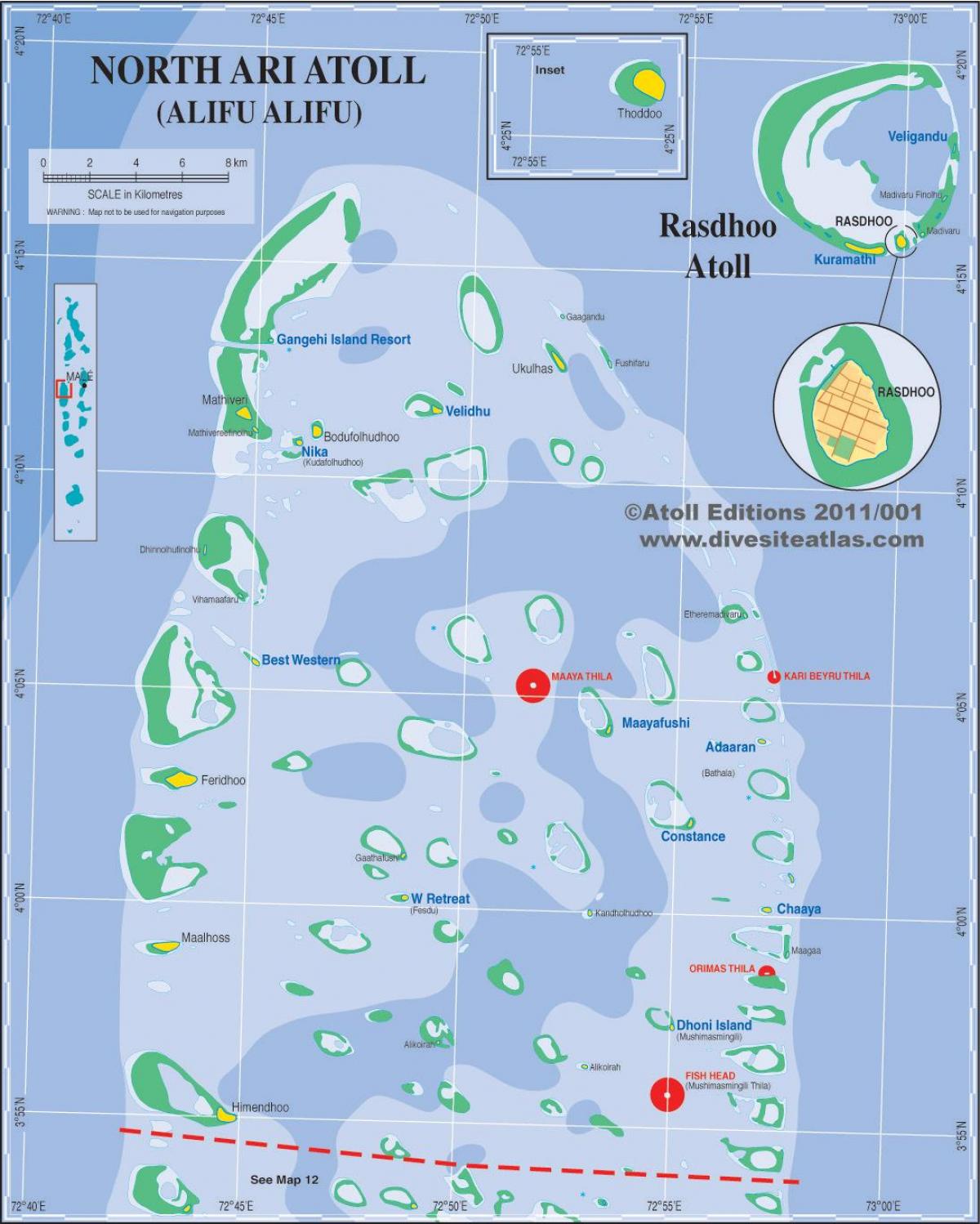ramani ya ari atoll maldives