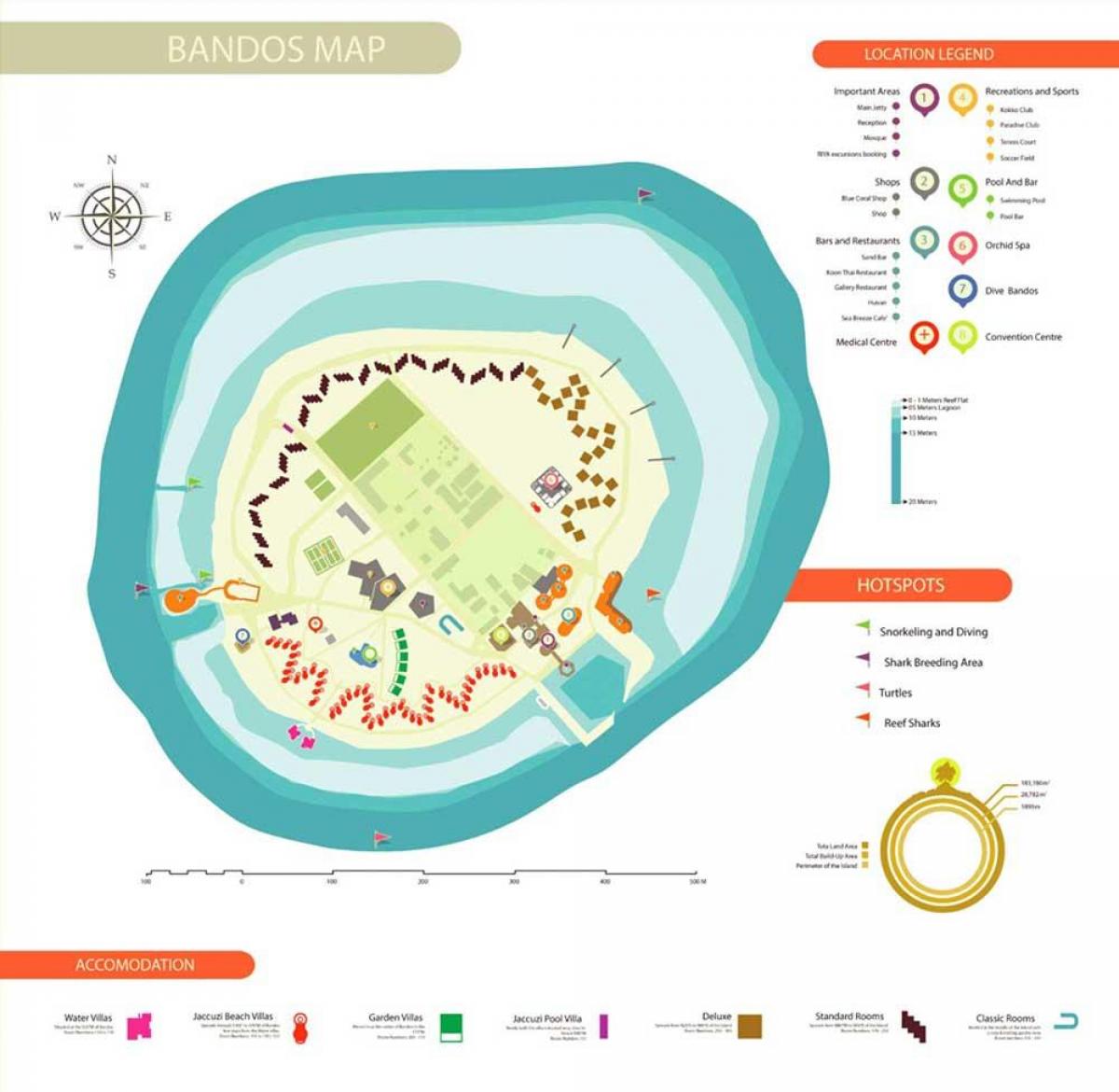 ramani ya bandos maldives