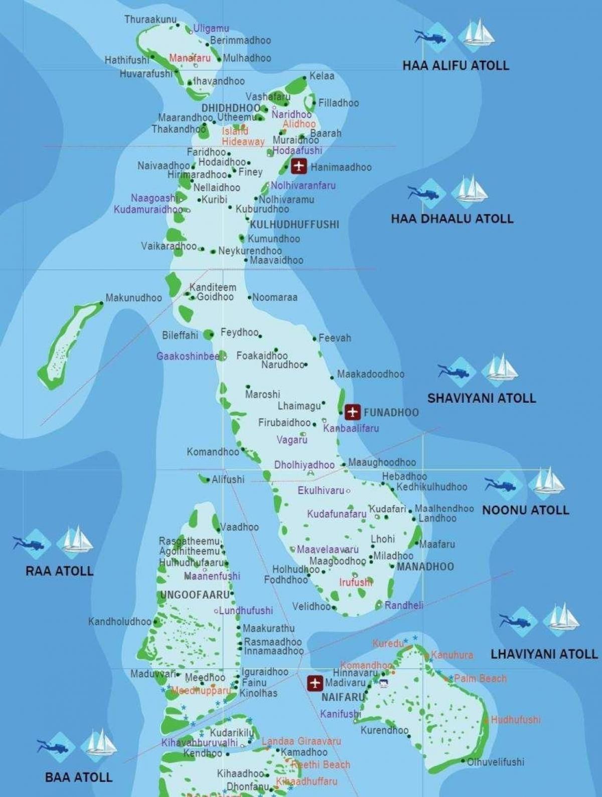 iles maldives ramani