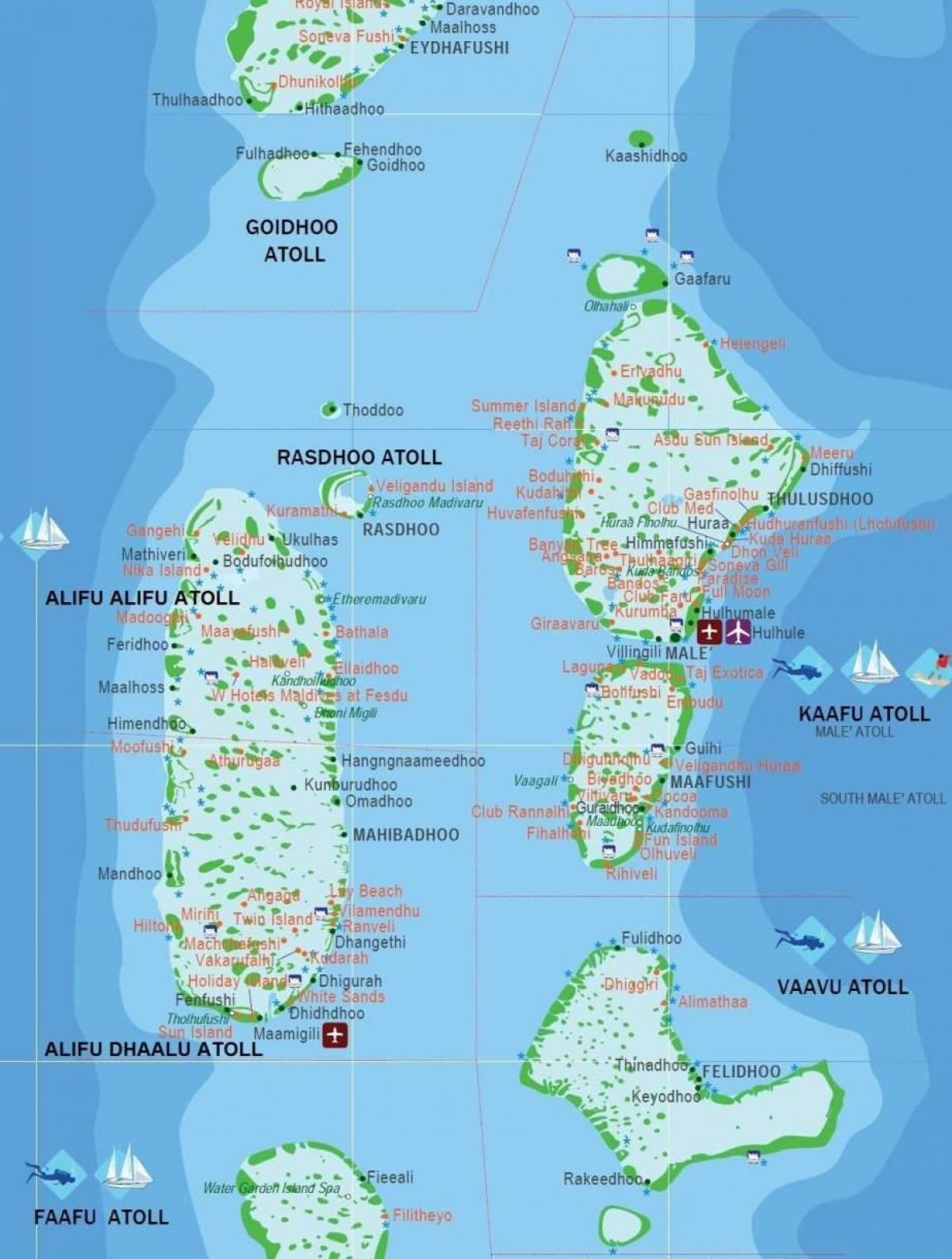 maldives ramani ya mji mkuu