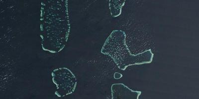 Ramani ya maldives satellite